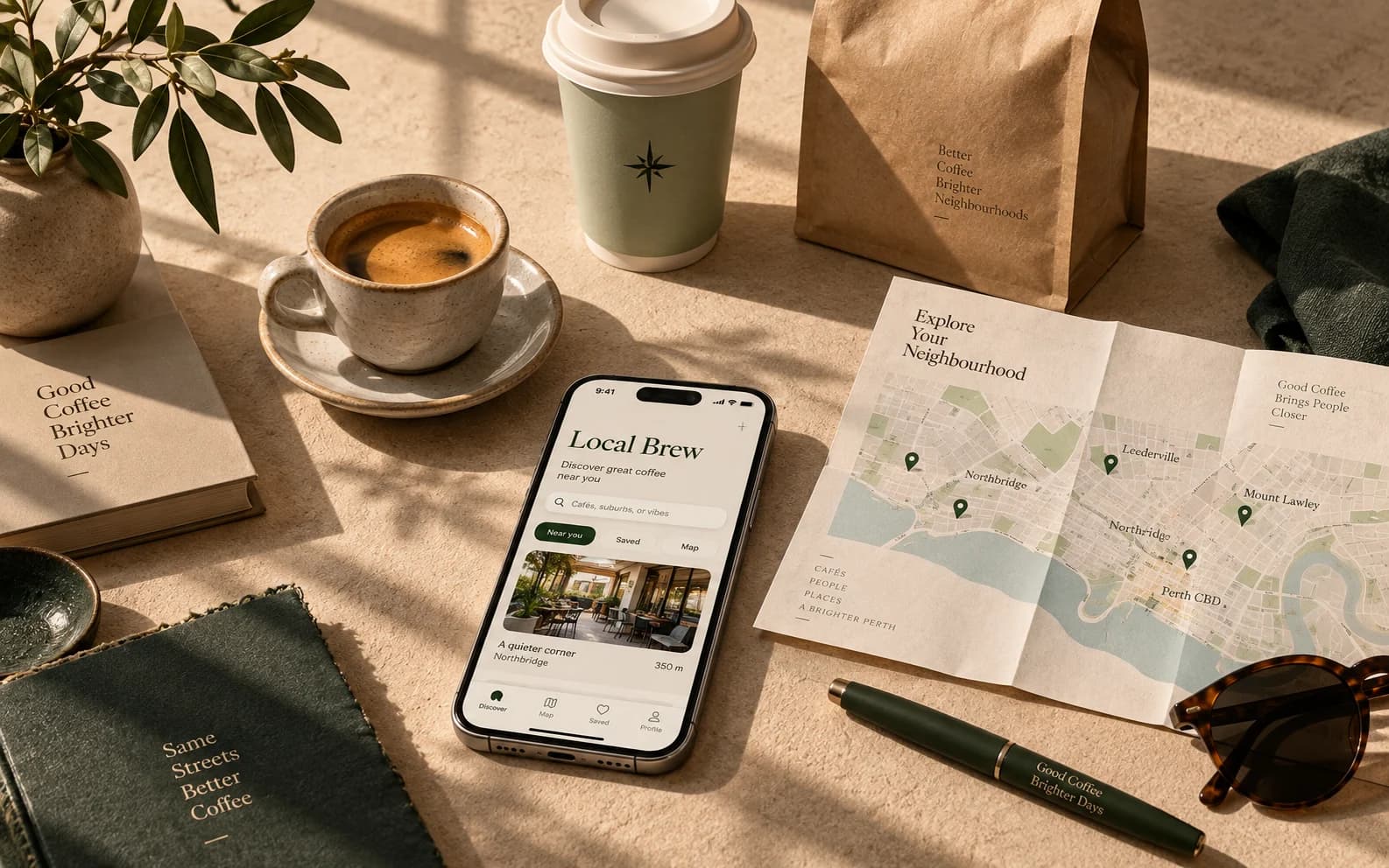 Coffee objects and a mobile discovery concept